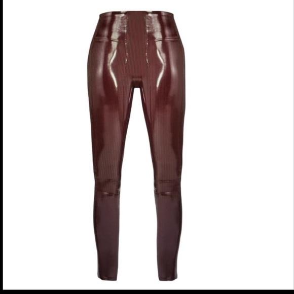 NEW Spanx Ruby Faux Leather Leggings medium - Picture 3 of 7
